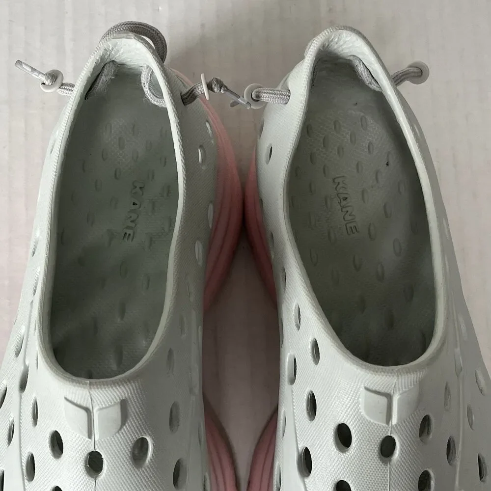Kane Revive Recovery Shoes Unisex W9 M7 Gray Pink Active Vented Rubber Waterproo